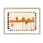 Magnifique Framed Print Hôtel Dodo A3 (297 X 420 mm) / Natural / White Mount Framed Print