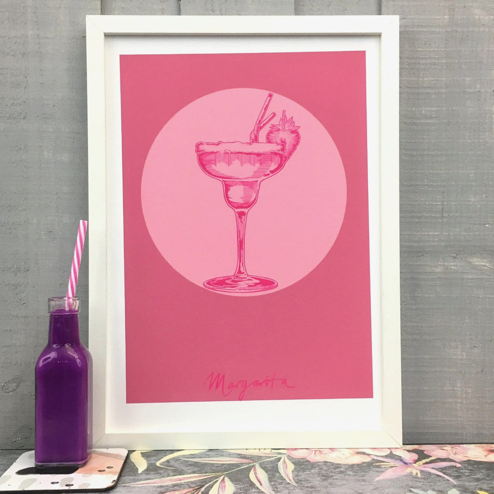 Margarita Giclée Art Print Cocktail Cavalcade Art Print