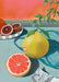 Mellow Pomelo Giclée Art Print Hôtel Dodo Art Print