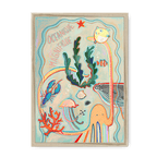 Oceanique Magnifique Framed Print Aventures Des Créatures A3 (297 X 420 mm) / Natural / No Mount (All Art) Framed Print