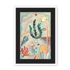 Oceanique Magnifique Framed Print Aventures Des Créatures A3 (297 X 420 mm) / White / Black Mount Framed Print