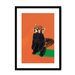 Red Panda OG Framed Print Food Fur & Feathers A3 (297 X 420 mm) / Black / White Mount Framed Print