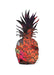 Orange Geometric Pineapple Matte Art Print Pineapple Parade Art Print