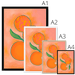 Naranjas Giclée Framed Print Intercontinental Fruitery Framed Print