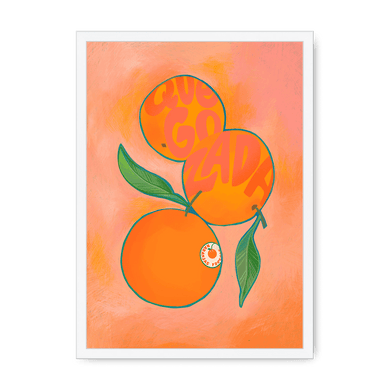 Naranjas Giclée Framed Print Intercontinental Fruitery A3 (297 X 420 mm) / White / No Mount (All Art) Framed Print