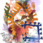 Oriental Giclée Art Print Les Parfums Bloom Art Print