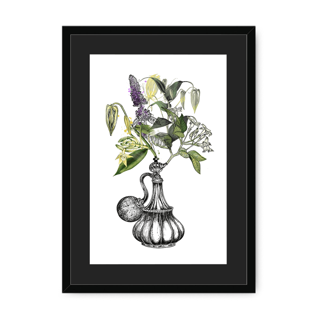 Orientale Framed Print Les Parfums A3 (297 X 420 mm) / Black / Black Mount Framed Print