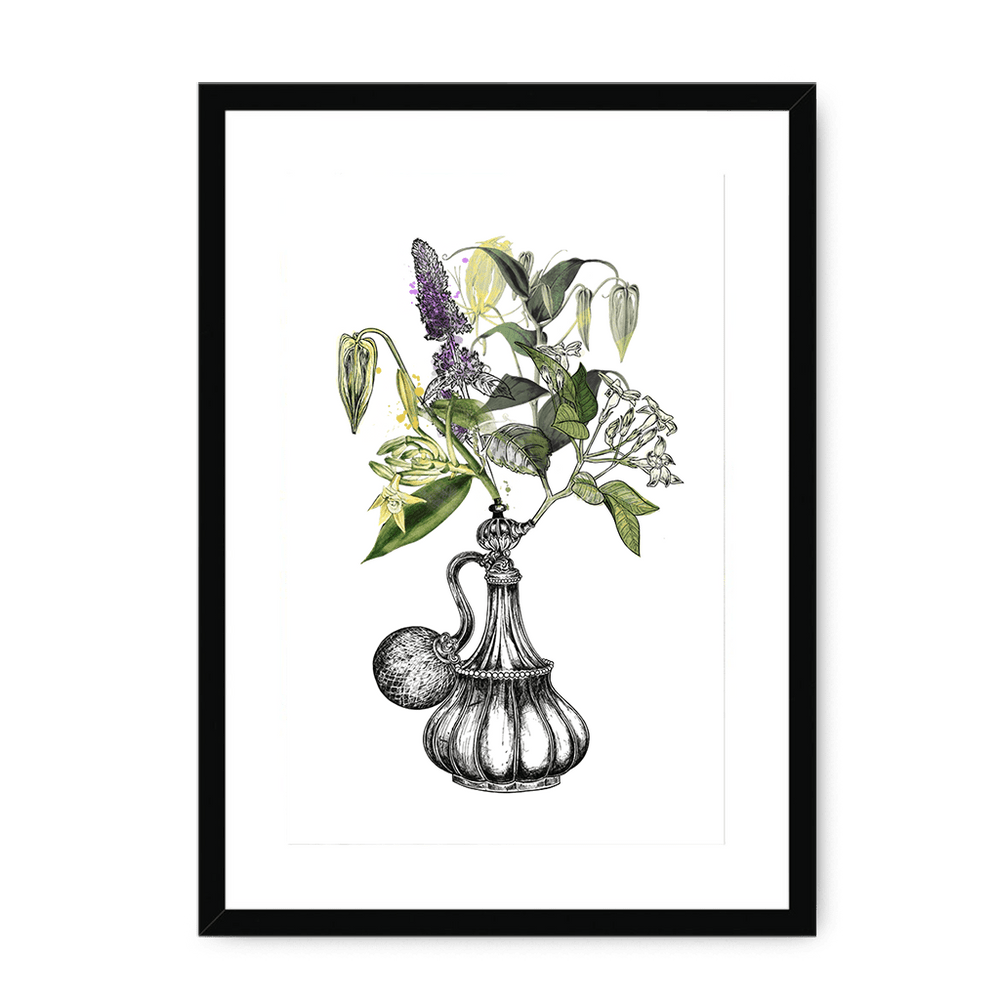 Orientale Framed Print Les Parfums A3 (297 X 420 mm) / Black / White Mount Framed Print