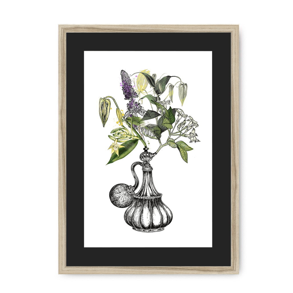 Orientale Framed Print Les Parfums A3 (297 X 420 mm) / Natural / Black Mount Framed Print