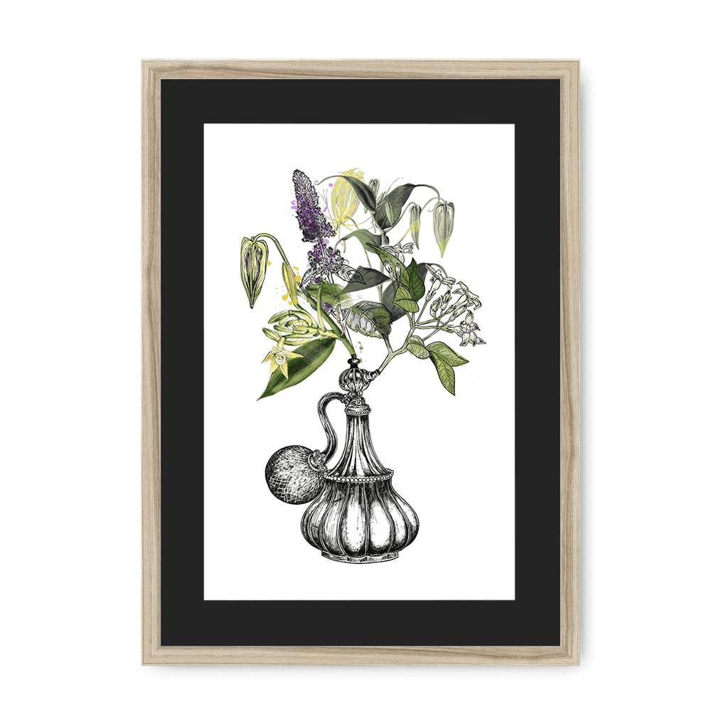 Orientale Framed Print Les Parfums A3 (297 X 420 mm) / Natural / Black Mount Framed Print