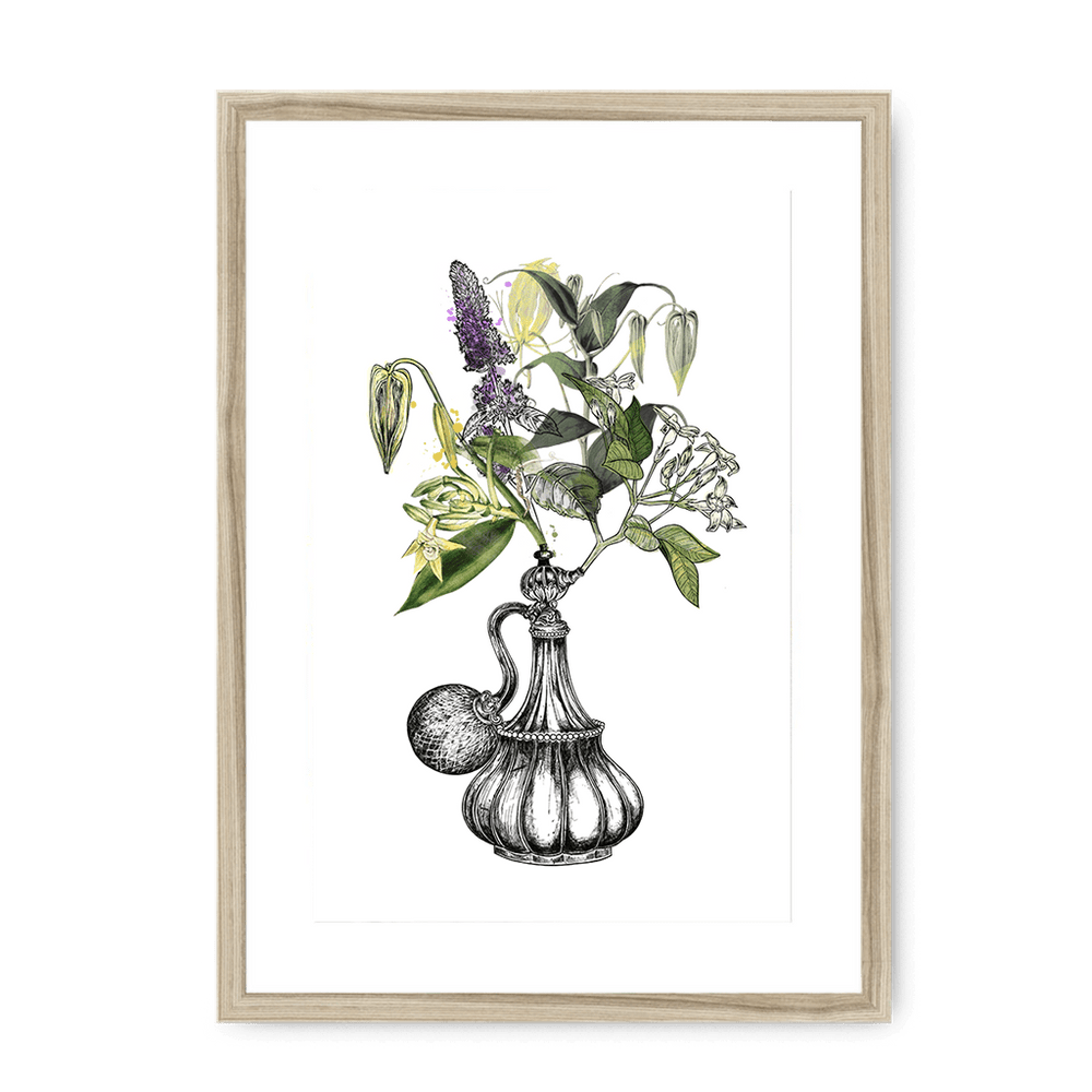 Orientale Framed Print Les Parfums A3 (297 X 420 mm) / Natural / White Mount Framed Print