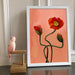 Painterly Poppies Red Giclée Art Print Painterly Poppies Art Print