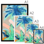 Palm Beach Framed Print Heat Flares Framed Print