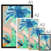 Palm Beach Framed Print Heat Flares Framed Print