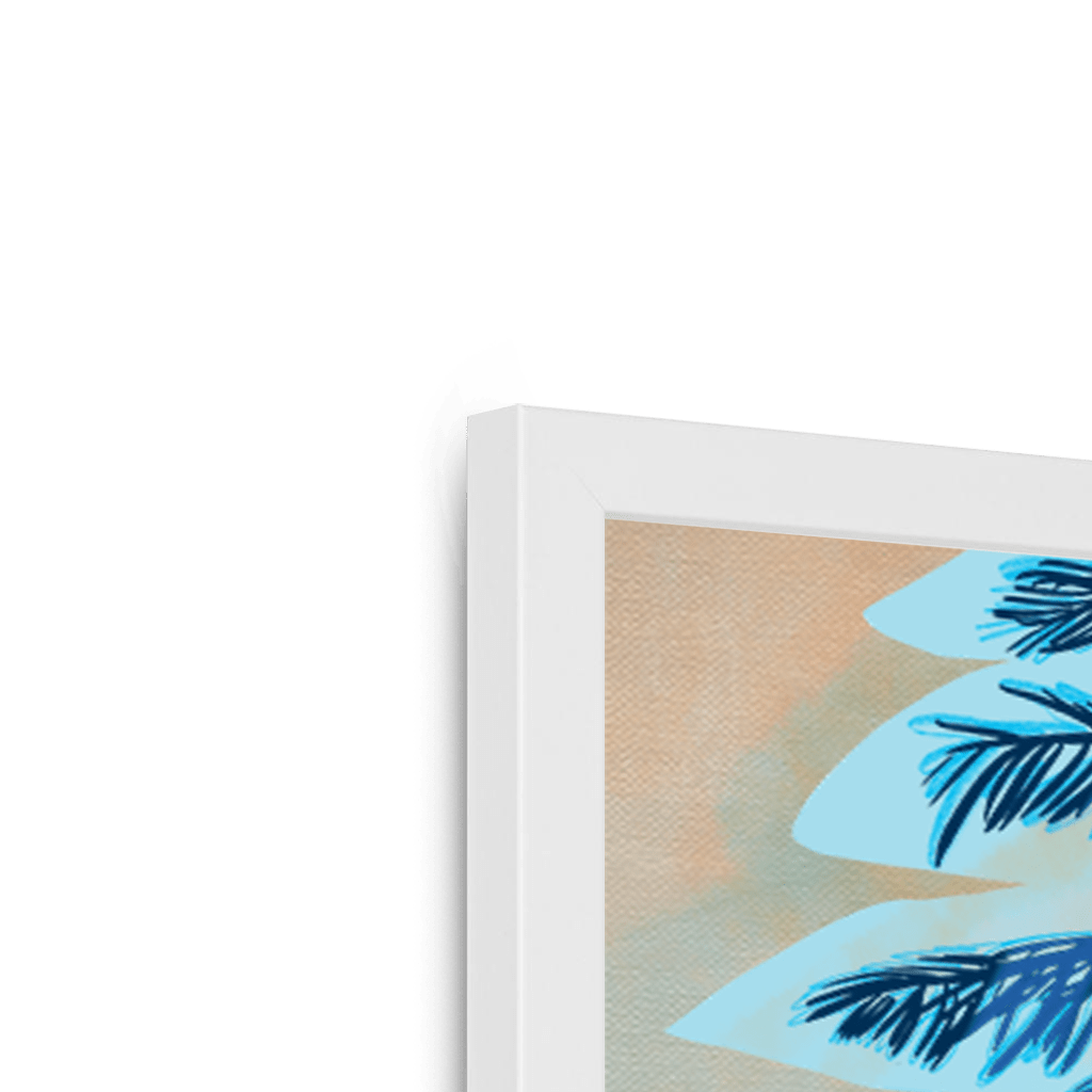 Palm Beach Framed Print Heat Flares Framed Print