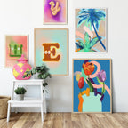 Palm Beach Giclée Art Print Heat Flares Art Print