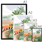 Morning Walk Framed Print Palmy Days Framed Print