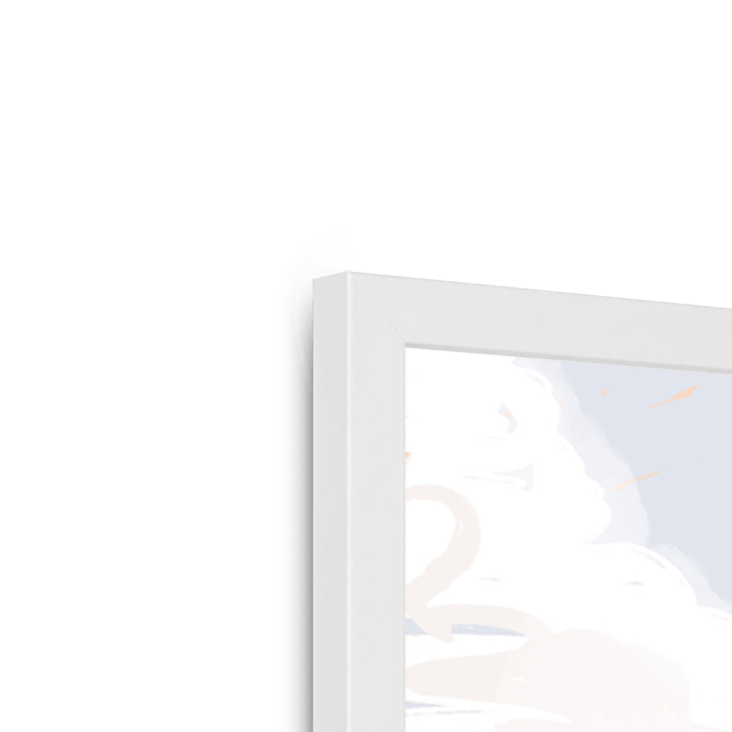 Morning Walk Framed Print Palmy Days Framed Print