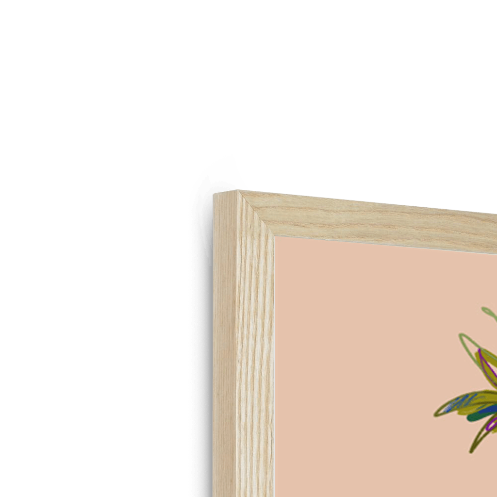 Peachy Vantage Framed Print Palmy Days Framed Print