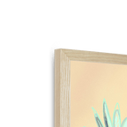 Poolside Promenade (with friendly snake) Framed Print Palmy Days Framed Print