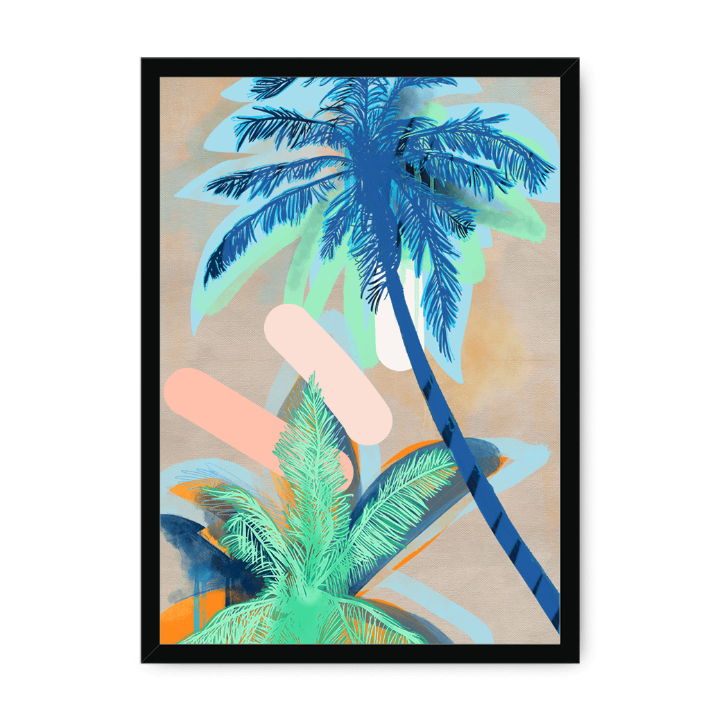 Palm Beach Framed Print Heat Flares A3 (297 X 420 mm) / Black / No Mount (All Art) Framed Print