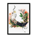 Party Of Parrots Framed Print The Gathering A3 (297 X 420 mm) / Black / No Mount (All Art) Framed Print
