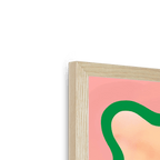 Pastel Peaks Framed Print Kitsch Kanaveral Framed Print