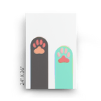 Paws Up Matte Canvas Print Cat Cafe Canvas Print