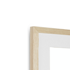 Paws Up Matte Framed with a Mount Print Cat Cafe Mounted Print