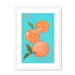 Pêches Giclée Framed Print Intercontinental Fruitery A3 (297 X 420 mm) / White / White Mount Framed Print