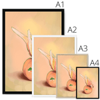 Peachy Parakeet Framed Print Sticky Beaks Framed Print