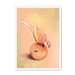 Peachy Parakeet Framed Print Sticky Beaks A3 (297 X 420 mm) / White / No Mount (All Art) Framed Print