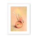 Peachy Parakeet Framed Print Sticky Beaks A3 (297 X 420 mm) / White / White Mount Framed Print