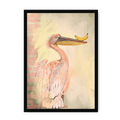 Pelicanana Framed Print Food Fur & Feathers A3 (297 X 420 mm) / Black / No Mount (All Art) Framed Print