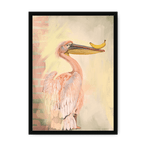 Pelicanana Framed Print Food Fur & Feathers A3 (297 X 420 mm) / Black / No Mount (All Art) Framed Print