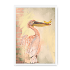 Pelicanana Framed Print Food Fur & Feathers A3 (297 X 420 mm) / White / No Mount (All Art) Framed Print