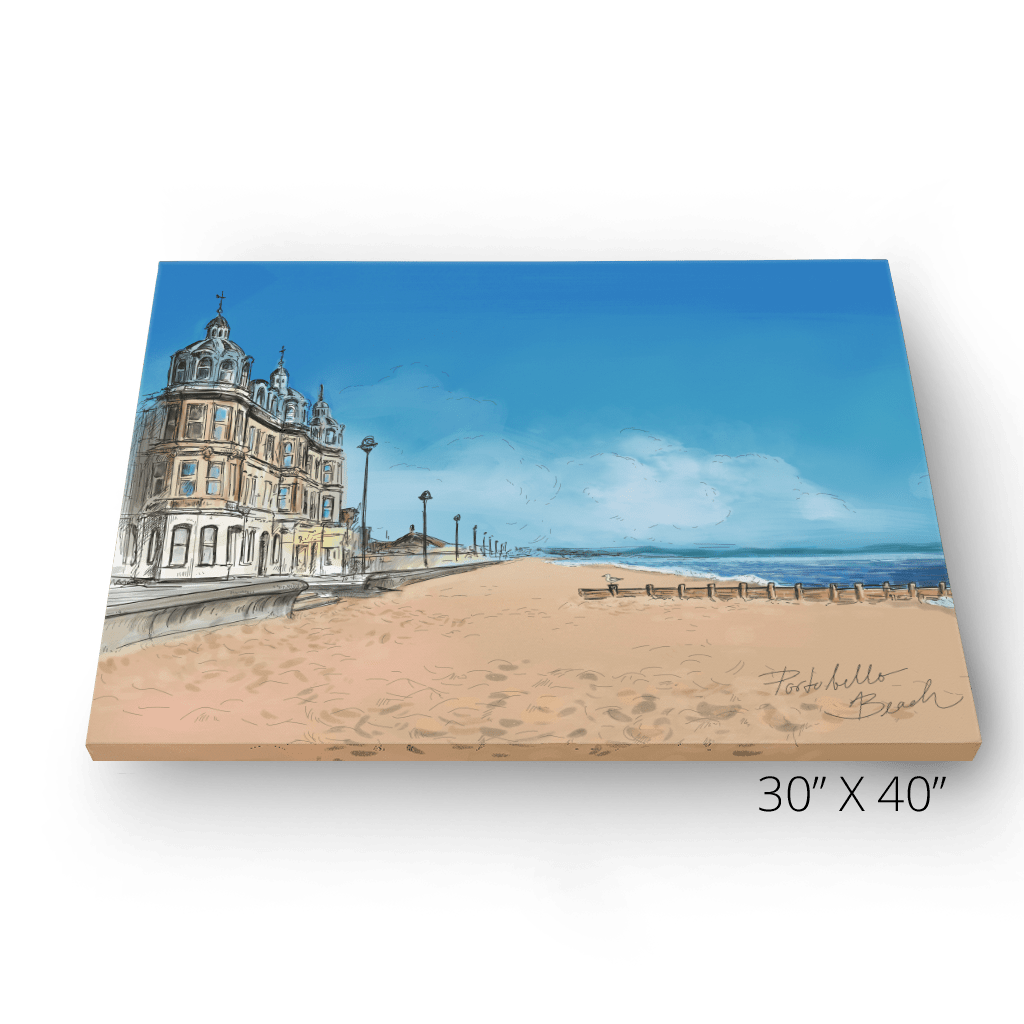 Portobello Beach Canvas Print Essential Edinburgh Canvas Print