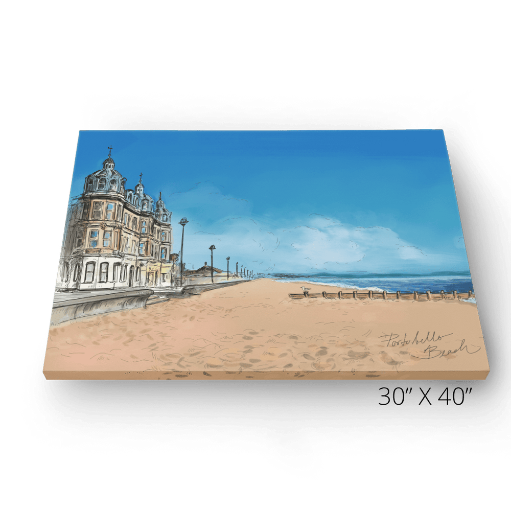 Portobello Beach Canvas Print Essential Edinburgh Canvas Print