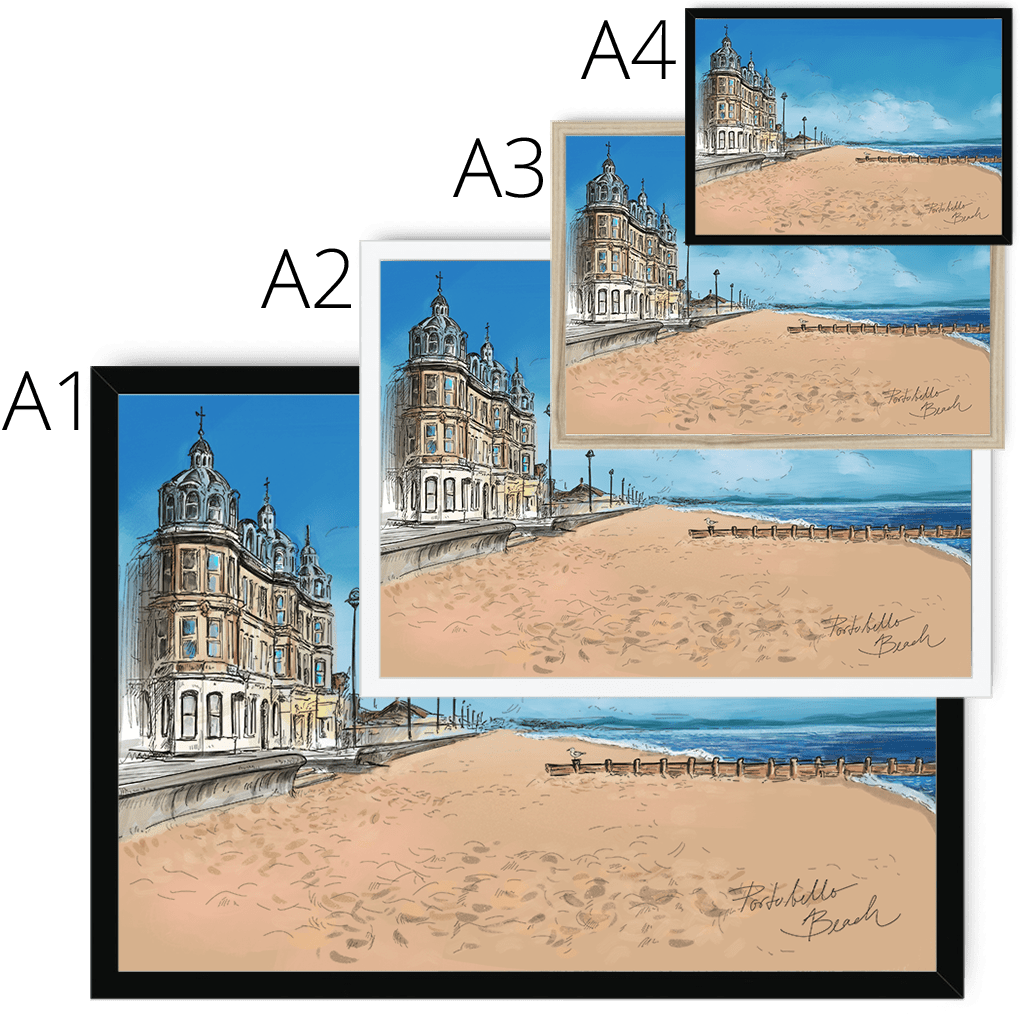 Portobello Beach Framed Print Essential Edinburgh Framed Print