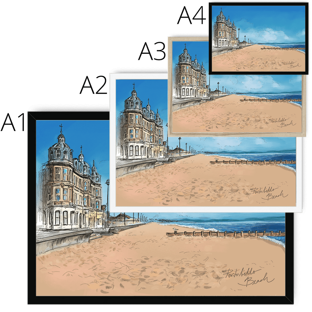 Portobello Beach Framed Print Essential Edinburgh Framed Print