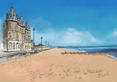 Portobello Beach Matte Art Print Essential Edinburgh Art Print