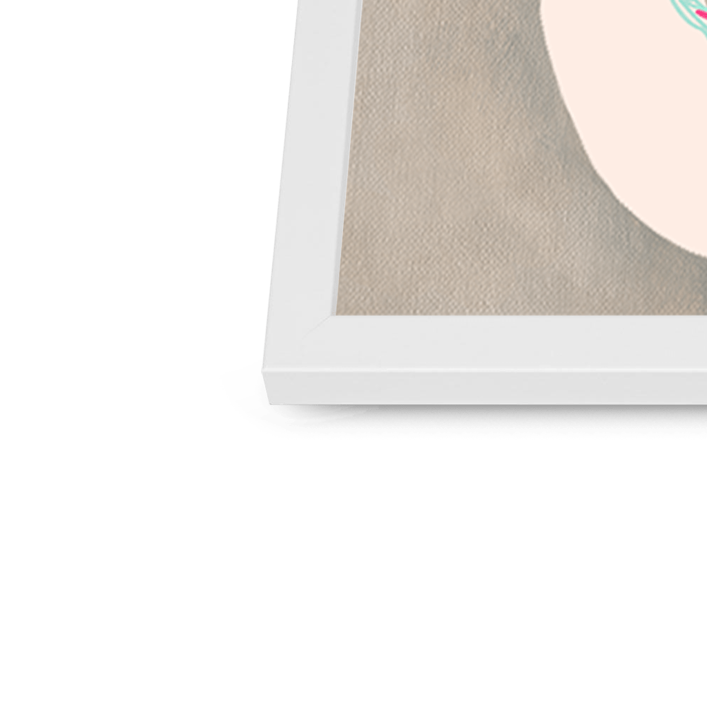 Prickly In Pink Framed Print Heat Flares Framed Print