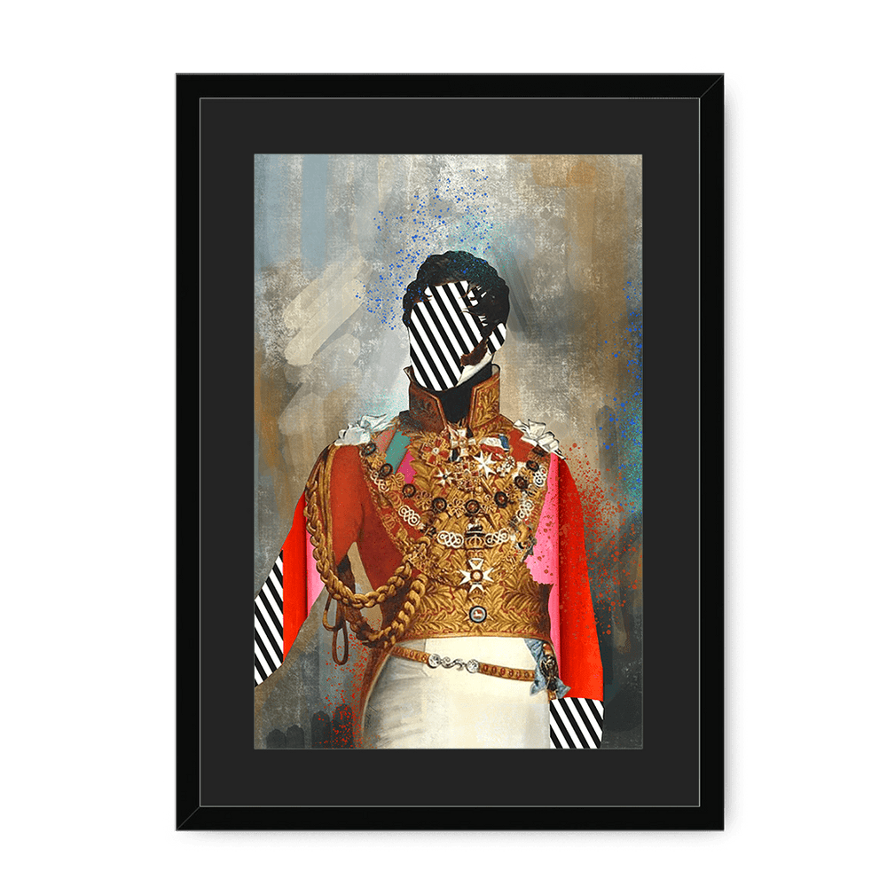 Prince Leopold Framed Print Noblesse Oblige A3 (297 X 420 mm) / Black / Black Mount Framed Print