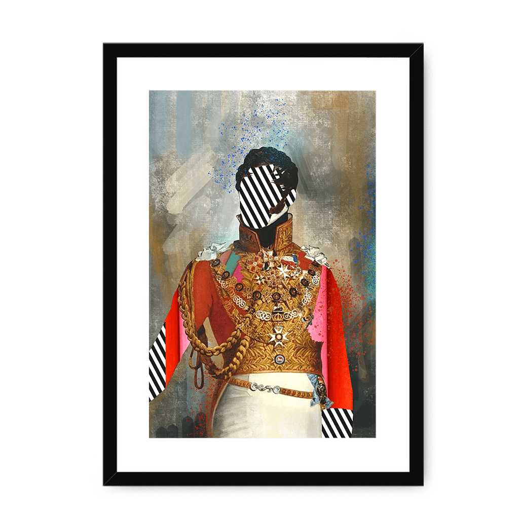 Prince Leopold Framed Print Noblesse Oblige A3 (297 X 420 mm) / Black / White Mount Framed Print