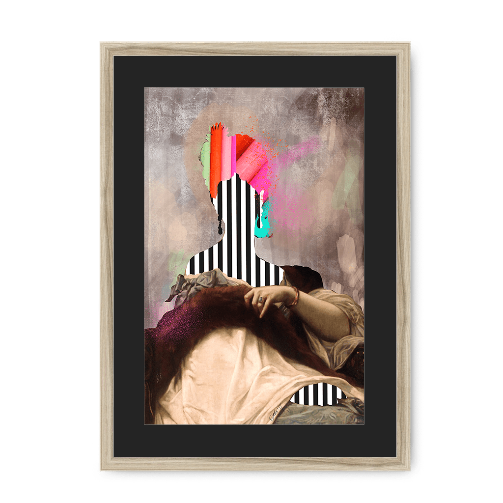 Princess Leopold Framed Print Noblesse Oblige A3 (297 X 420 mm) / Natural / Black Mount Framed Print