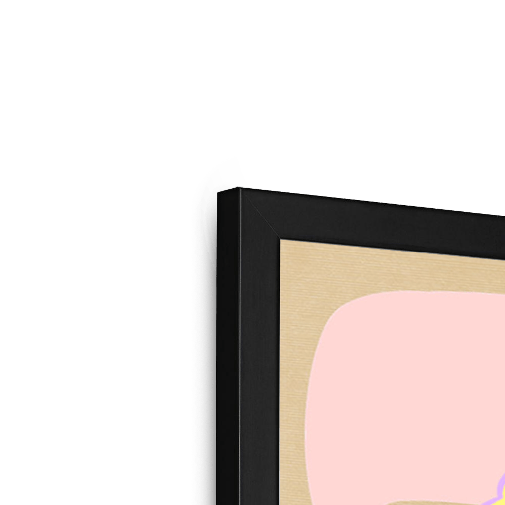 Queen Lizzy Framed Print Collage Corner Framed Print