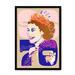 Queen Lizzy Framed Print Collage Corner A3 (297 X 420 mm) / Black / No Mount (All Art) Framed Print