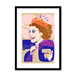 Queen Lizzy Framed Print Collage Corner A3 (297 X 420 mm) / Black / White Mount Framed Print