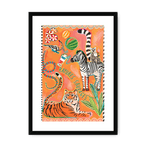 Rayures Sauvages Framed Print Aventures Des Créatures A3 (297 X 420 mm) / Black / White Mount Framed Print