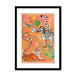 Rayures Sauvages Framed Print Aventures Des Créatures A3 (297 X 420 mm) / Black / White Mount Framed Print